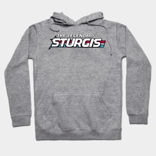 The legendary sturgis in red white and blue Hoodie